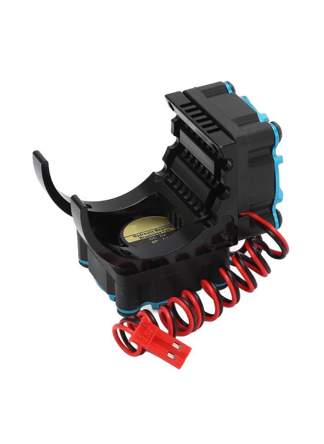 Thoraya RC Motor Heatsink Cooling Fan with Dual Fans For 550 3650 3660 3670 3674 Motor 36mm Diameter Black  - Image 4
