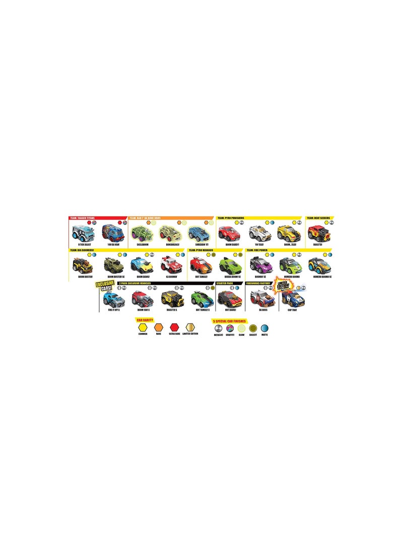 BOOM CITY - Boom City Racers S1 2PK AST 4, Multicolor, 40059 - Image 1