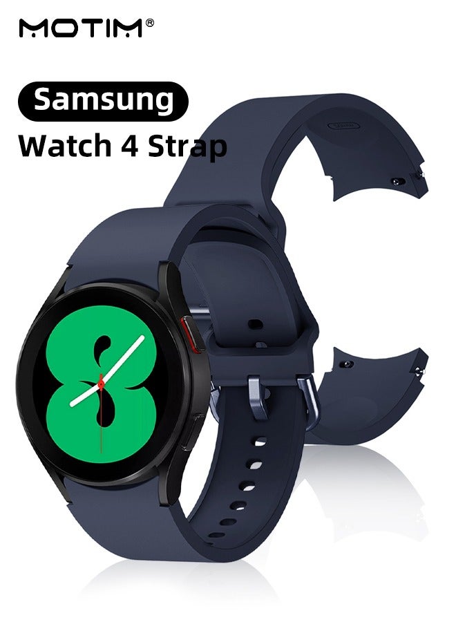 Motim Compatible with Samsung Galaxy Watch 7/6/5/FE, 40/44/42/46MM, Silicone Soft Sport Strap Watch Replacement Strap, Quick Release Watch Strap, Easy Installation  - Image 2