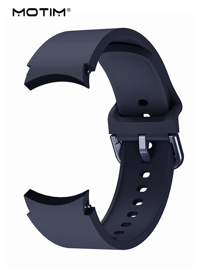Motim Silicone Replacement Strap Compatible with Samsung Galaxy Watch 7/6/5/FE, 20MM , Sport Strap Watch Wristband, Quick Release Watch Strap for Men and Women, Easy Installation - Image 2