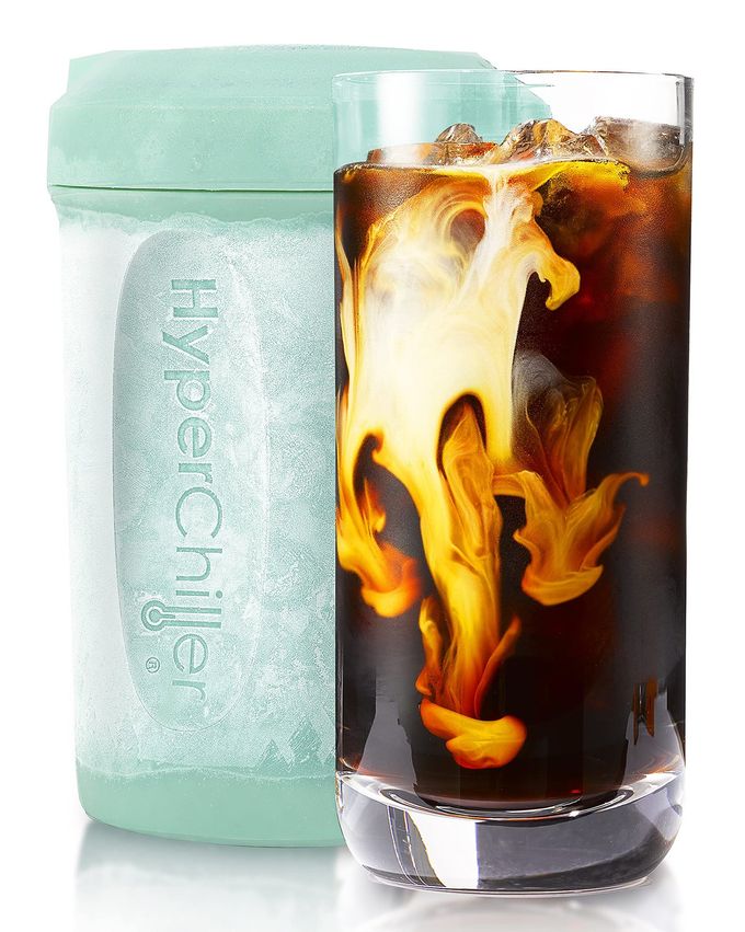 HyperChiller HC2M# Patented Iced Coffee/Beverage Cooler, NEW, IMPROVED,STRONGER AND MORE DURABLE! Ready in One Minute, Reusable for Iced Tea, Wine, Spirits, Alcohol, Juice, 12.5 Oz, Spearmint