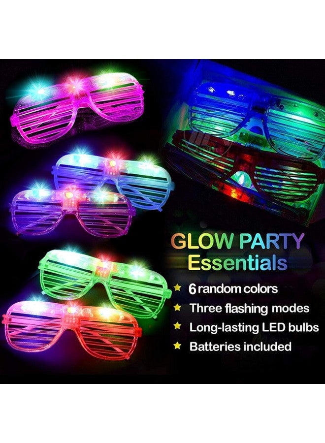 رويالز منتجات حفلات رويالز، متعددة الألوان، (نظارات LED وامضة (عبوة من 12 قطعة)) - Image 2