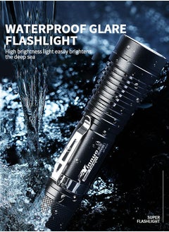 GROIC Diving Flashlight Dive Torch,LED Diving Flashlight Underwater Flashlight，Rechargeable Waterproof Underwater Lights Night,Outdoor Flashlight  - Image 2