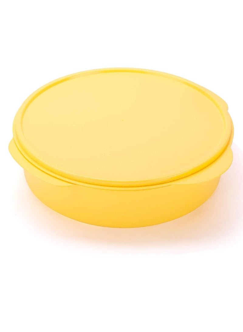 oliveware Plastic Masala Box with Spoon - 700 microliters, 7 Containers with Spoon, Yellow - Image 5