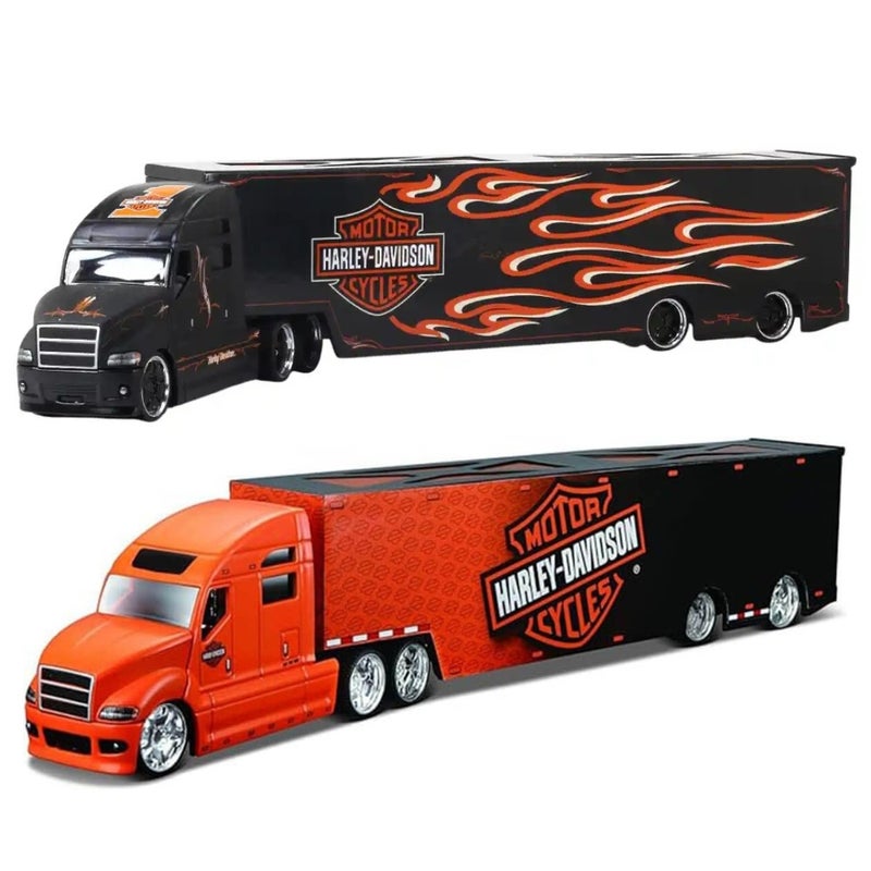 مايستو نموذج لمقطورة نقل هارلي ديفيدسون كاستوم هاولر بمقياس 1/64 - 31213 - Image 1