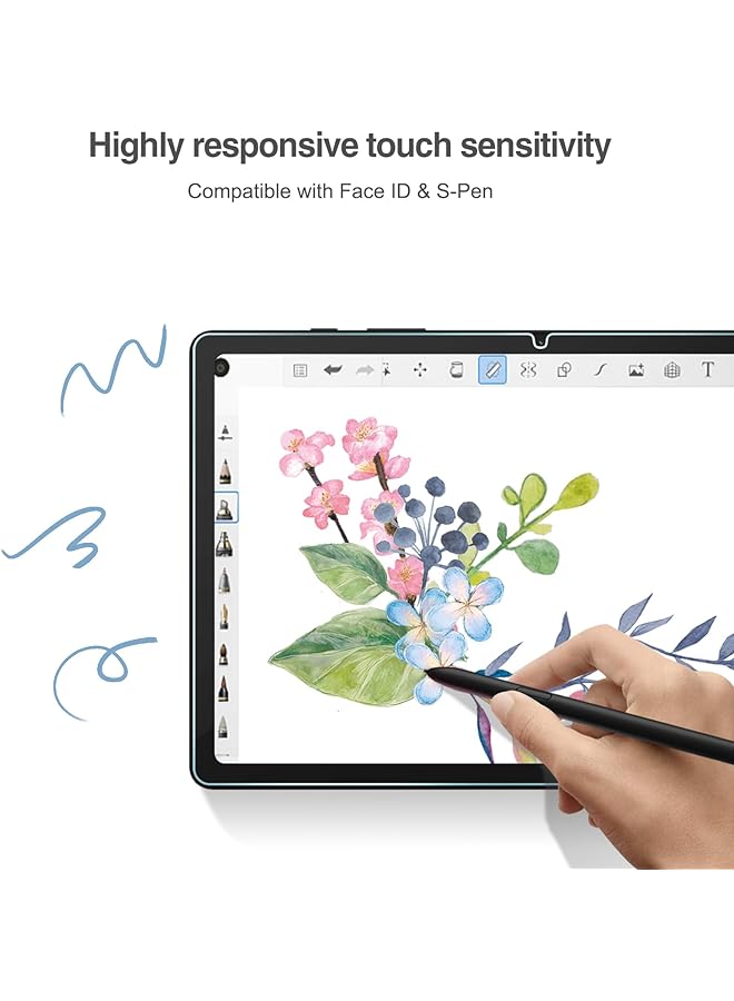 Procases 1+3 Pack Tempered Screen Protector For Galaxy Tab A9 Plus 11 Inch 2023 With Camera Lens Protector Protective Glass Film Guard For 11 Inch Tab A9+ 5G Sm X210 X216 X218 - Image 3