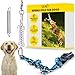 YES4QUALITY Flirt Pole for Dogs 2 Durable Spring Poles with Strong Dog Rope Toy Heavy Duty Lure Pole for Dogs of Any Size Dog Toy for Fun Obedience Training Exercise Pull Tug of War Toy - Image 3
