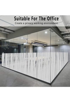 Excefore Window Film Frosted Privacy Decal Decorative Cling No Glue Removable Stickers for Home Office(45 x 200cm)  - Image 2