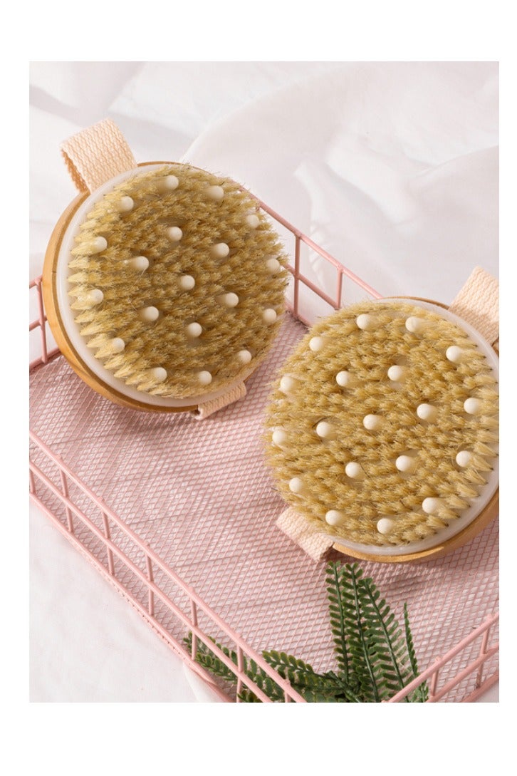 Outdoor.Market Body Scrubber & Dry Brush for Exfoliation – Bath & Shower Body Brush with Massage Nodules for Cellulite, Lymphatic Drainage, Deep Cleansing & Glowing Skin - Image 4