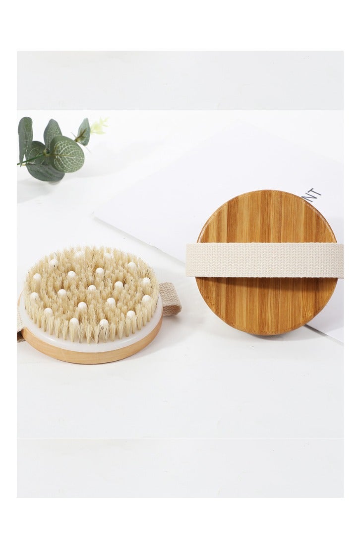 Outdoor.Market Body Scrubber & Dry Brush for Exfoliation – Bath & Shower Body Brush with Massage Nodules for Cellulite, Lymphatic Drainage, Deep Cleansing & Glowing Skin - Image 3