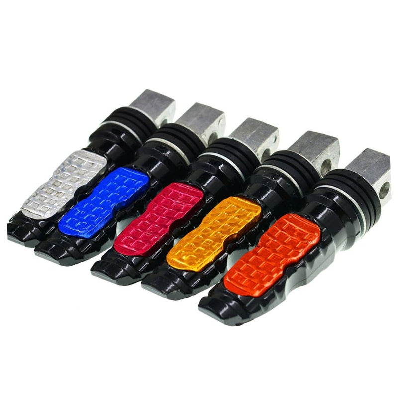 Universal Motorcycle Rear Foot Pegs Metal Footrest Pedal For Street Riding Modified Bikes - Image 4