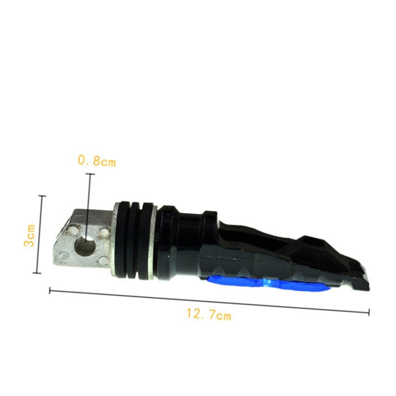 Universal Motorcycle Rear Foot Pegs Metal Footrest Pedal For Street Riding Modified Bikes - Image 3