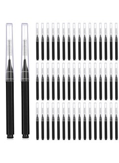 Patelai Patelai 50 Pieces Interdental Brush for Cleaner Braces Brush Toothpick Dental Tooth Flossing Head Oral Dental Hygiene Flosser Toothpick Cleaners Tooth Cleaning Tool(Black)  - Image 1