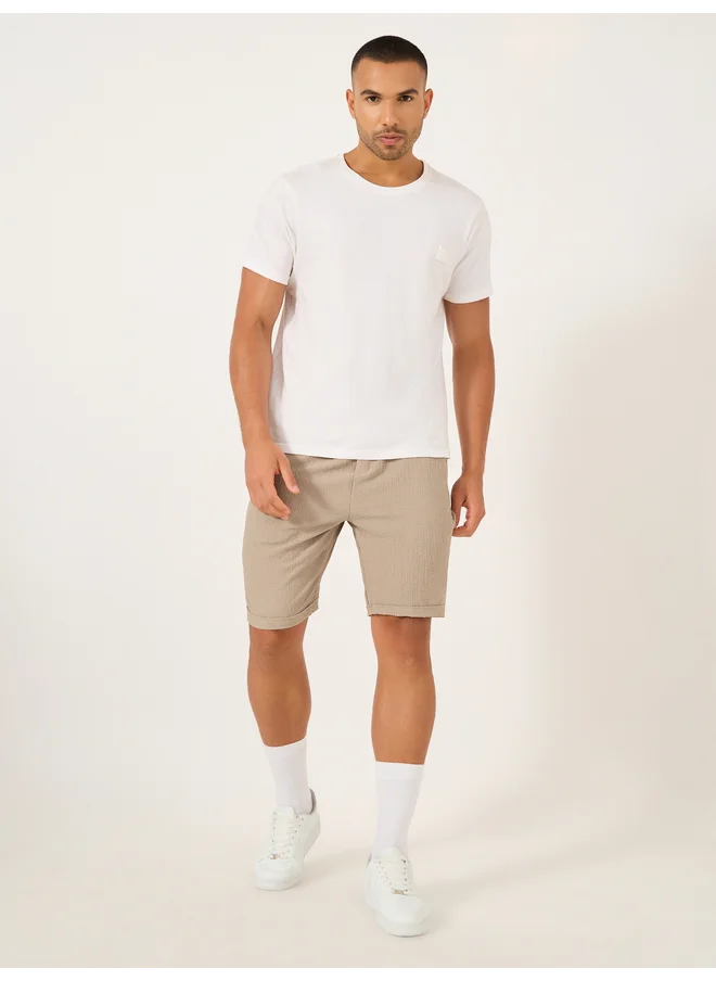 Take Two Take Two Men Solid Drawstring Waist Shorts