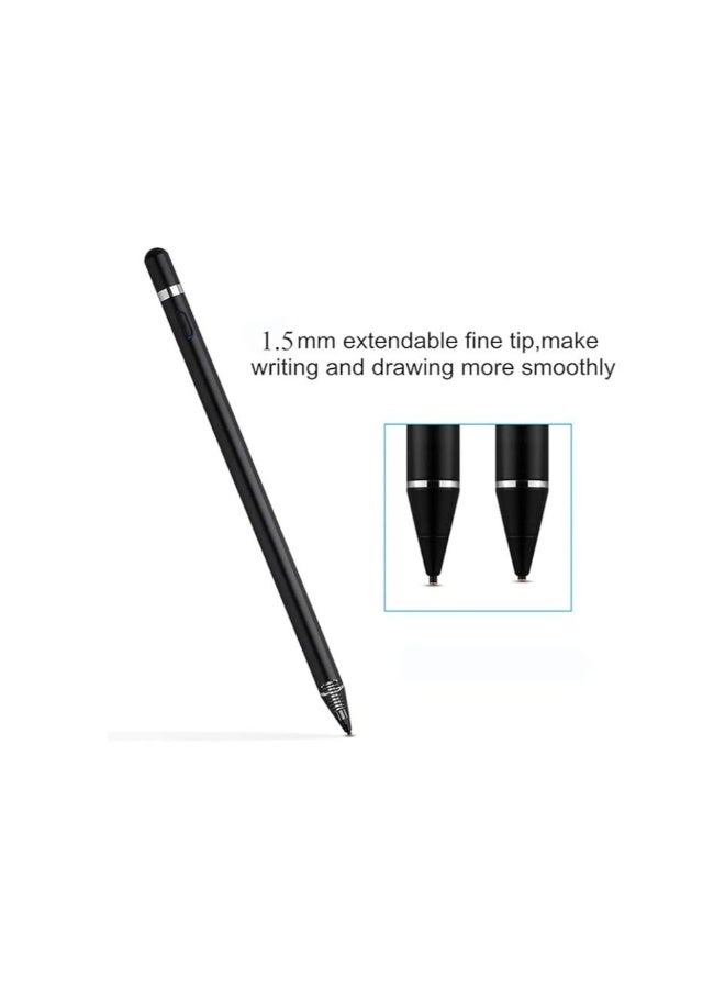 أكاليكس قلم ستايلس نشط بطرف رفيع للهواتف والأجهزة اللوحية - متوافق عالميًا وبطارية قابلة لإعادة الشحن - Image 3