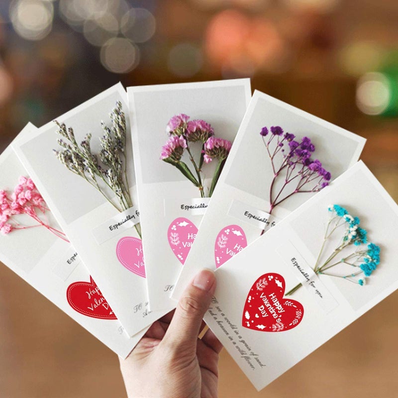 Well Tile 2 Inch Red Happy Valentine's Day Sticker Labels Heart Valentine's Love Decorative Stickers - Valentine's Day Decorations Heart Sticker for Scrapbooking or Embellishment 500 Pcs/Roll - Image 4