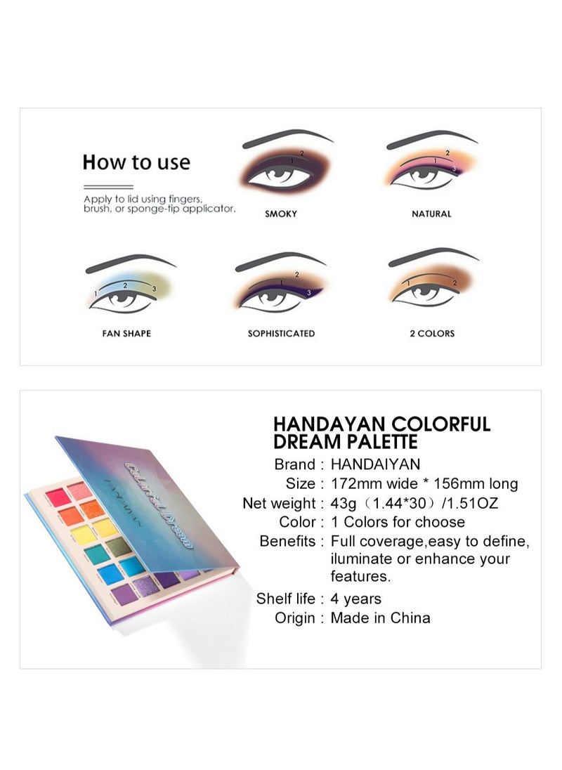 Handaiyan - 30 Colour Eyeshadow/Rainbow Mega Palette - Image 1