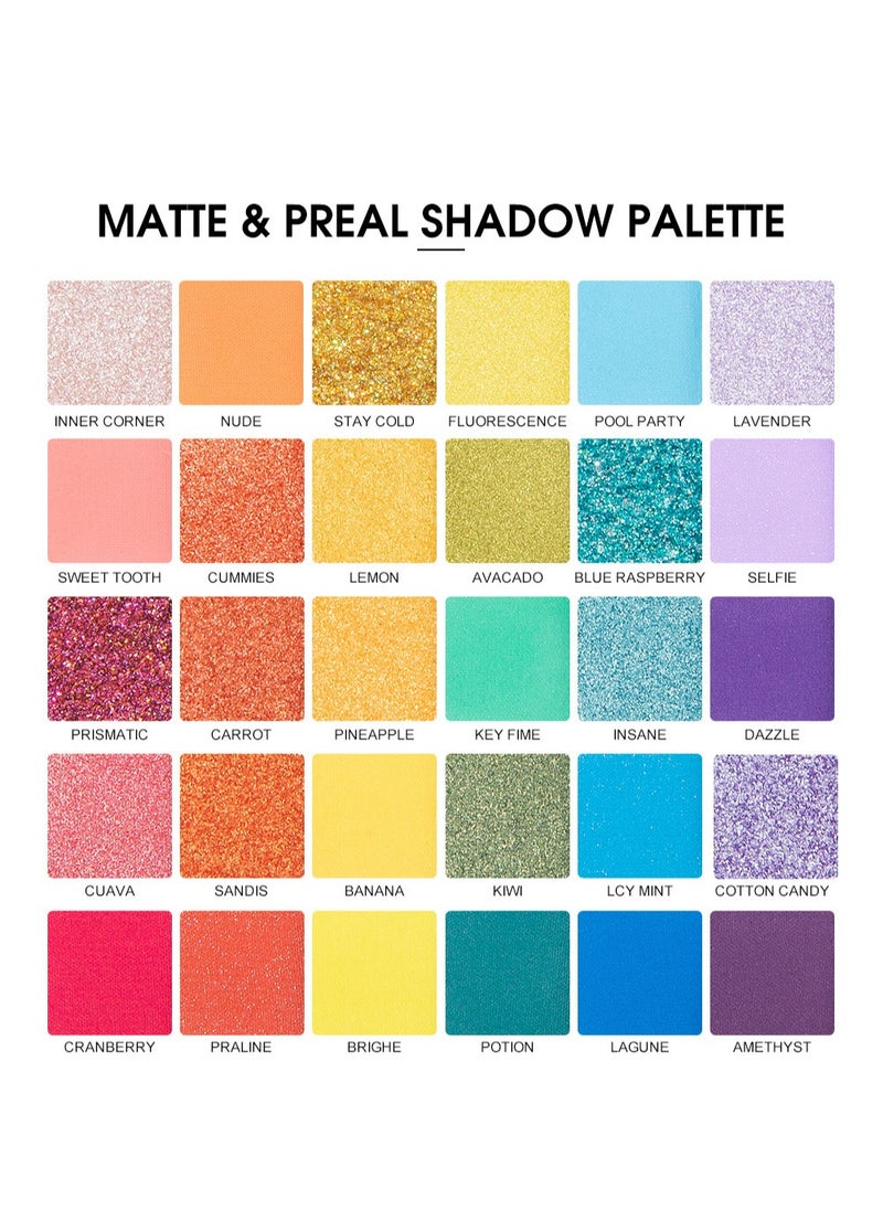 Handaiyan - 30 Colour Eyeshadow/Rainbow Mega Palette - Image 1