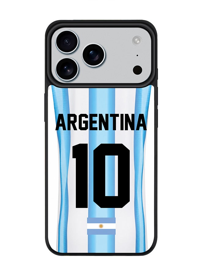 Stylizedd For Apple iPhone 17 Pro Max Case,Slim fit Camera Protection, Shockproof Thin Phone cover  - Football Team Argentina World Cup 2026 - Image 1