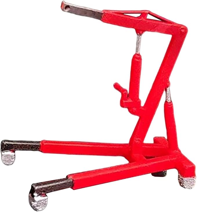 Red No Engines 1 64 Scale Engine Hanger Model Classic Maintenance Tool Display Ornament For Workshop Garage - Image 1