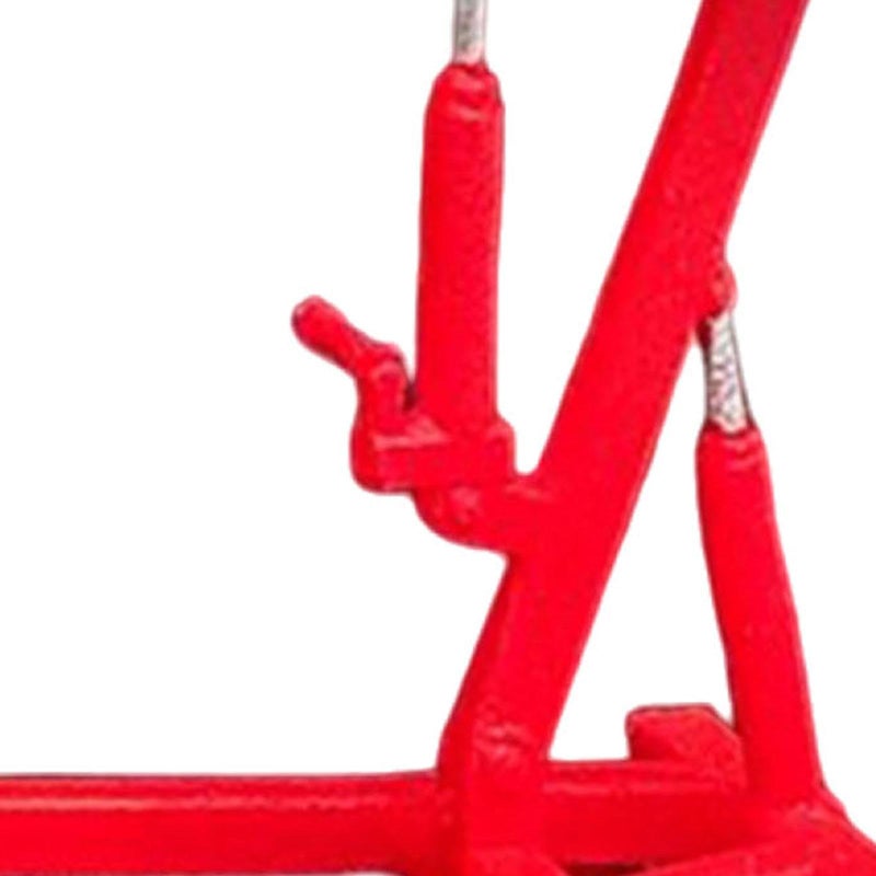 Red No Engines 1 64 Scale Engine Hanger Model Classic Maintenance Tool Display Ornament For Workshop Garage - Image 3