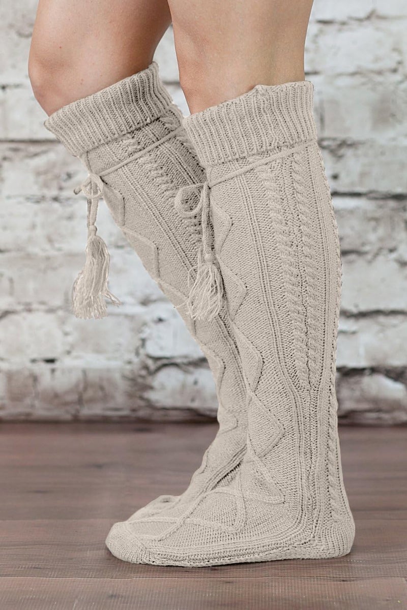 Modern Boho The Original Button Boot Socks with Lace Trim Boutique Socks - Image 4