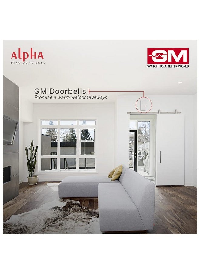 GM GM Alpha Door Bell (White)  - Image 3