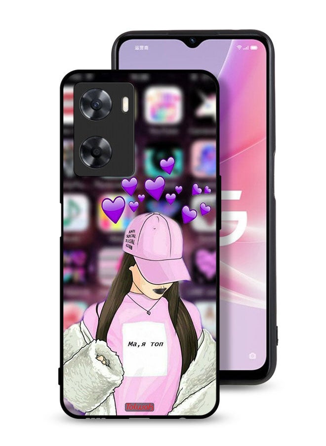 Tolwak - Oppo A77 4G Protective Case Cover Anti Social Club - Image 1