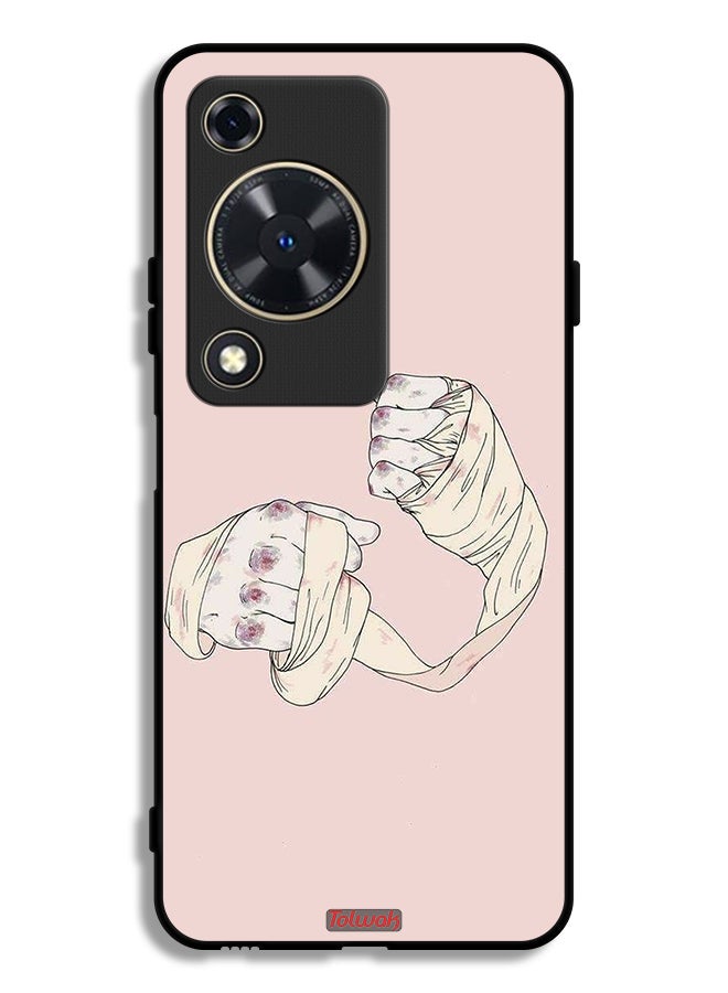 Tolwak Huawei Nova Y72S Protective Case Cover Fighter Art