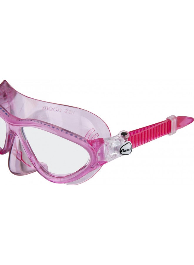 Cressi Moon Kid Premium Junior Mask, Pink/White, Uni - Image 3
