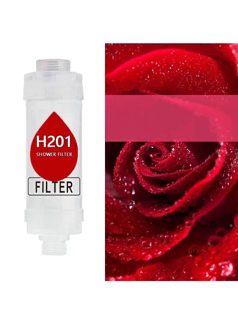 HaLunhi Shower Soaker, Vitamin C Shower Head Filter, Hard Water Softener, Chlorine and Fluoride Shower Filter, Water Purification Filtration Shower Head with Beads, Healthy Skin, Easy Install (Rose)  - Image 2