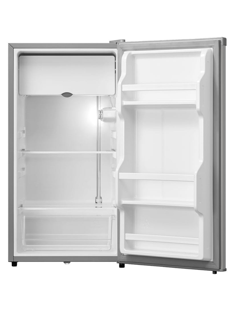 evvoli Mini Fridge, 90 Liters, Mechanical Control, Recessed Handle And Rice Cooker, 1.8L, Multi-functional, Non Stick 650W Bundle 72 W EVRFM-90LS + EVKA-RC5005B Silver - Image 3