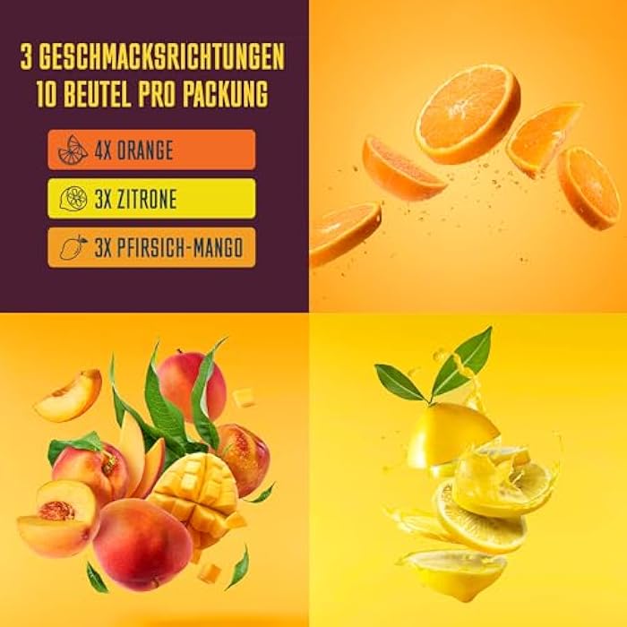 KEY NUTRIENTS Multivitamin Electrolytes Powder No Sugar - 5 Delicious Flavors Electrolyte Powder - Endurance & Energy Supplement - Hydration Powder - No Calories - 10 Servings - Made in USA - Image 3