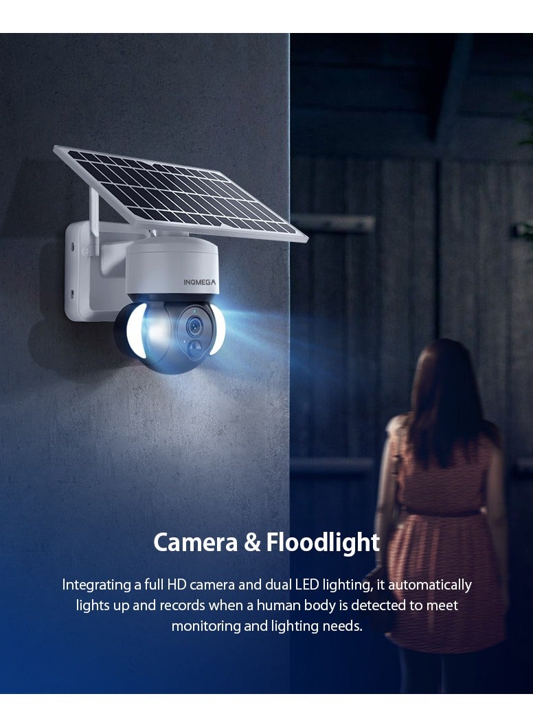 Solar Camera Inqmega Kamera INQMEGA 4G 1080P Solar Battery Powered