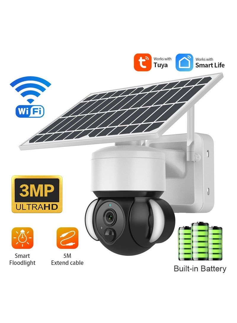 INQMEGA Solar Security Camera Solar Camera 4G SIM/Wifi Outdoor