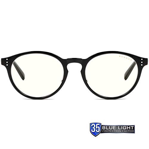 GUNNAR Premium Gaming and Computer Glasses Blocks 35 Blue Light Attach Onyx Clear Tint - Image 5