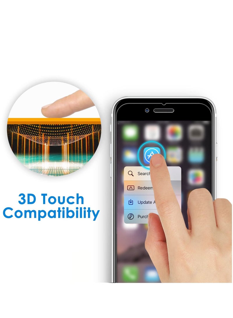 جي تيك 3 عبوات من واقيات الشاشة لـ iPhone SE 3/2 iPhone 8 iPhone 7 iPhone 6s و iPhone 6 غشاء زجاجي مقوى ، 4.7 بوصة - Image 5