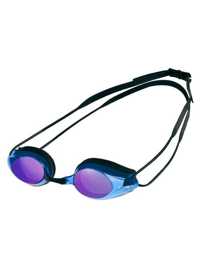 arena نظارات سباحة Tracks باللون الأسود / الأزرق متعدد الألوان / عدسات عاكسة باللون الأسود - Image 2