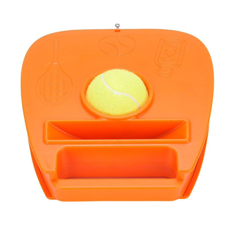 Tennis Practice Rebounder: High Elastic Nylon Rope No Water Base Design - Dedicated Racket Storage Slot Portable Tennis Trainer for Home Beginners Tennis Players - Image 5