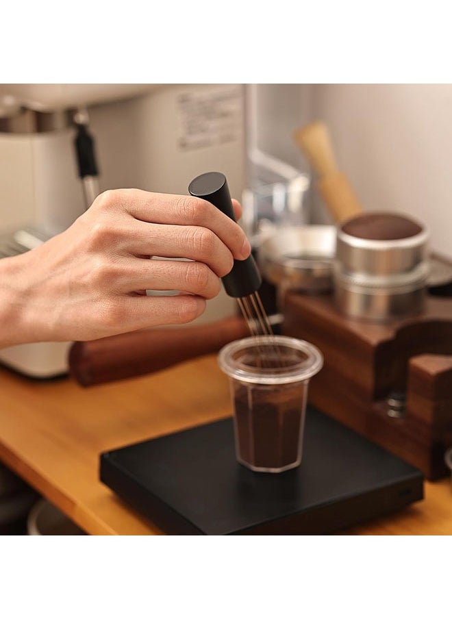 Arabest Espresso Powder Blender Coffee Stirrer Tamper Dispensing Tool Needle Dispenser Hand Blender Tool Black  - Image 5