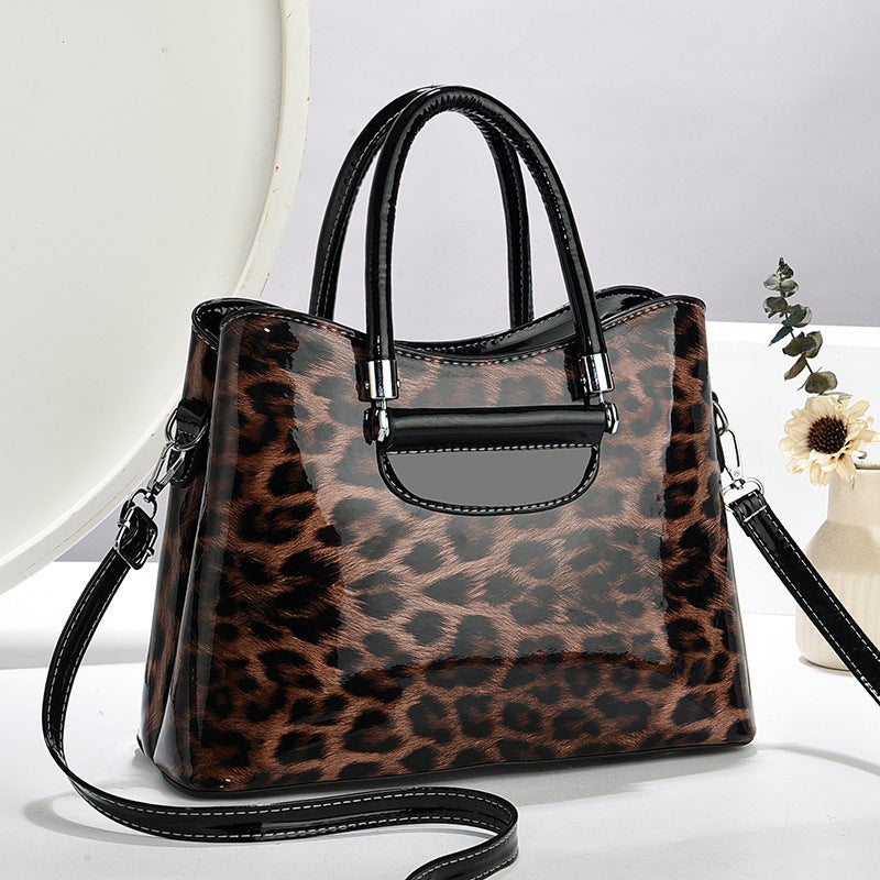 Daifa Leopard Print Large Bag Women'S New Arrival Stylish Fashionable Handbag Large Capacity Shoulder Crossbody Women'S Bag - Image 1