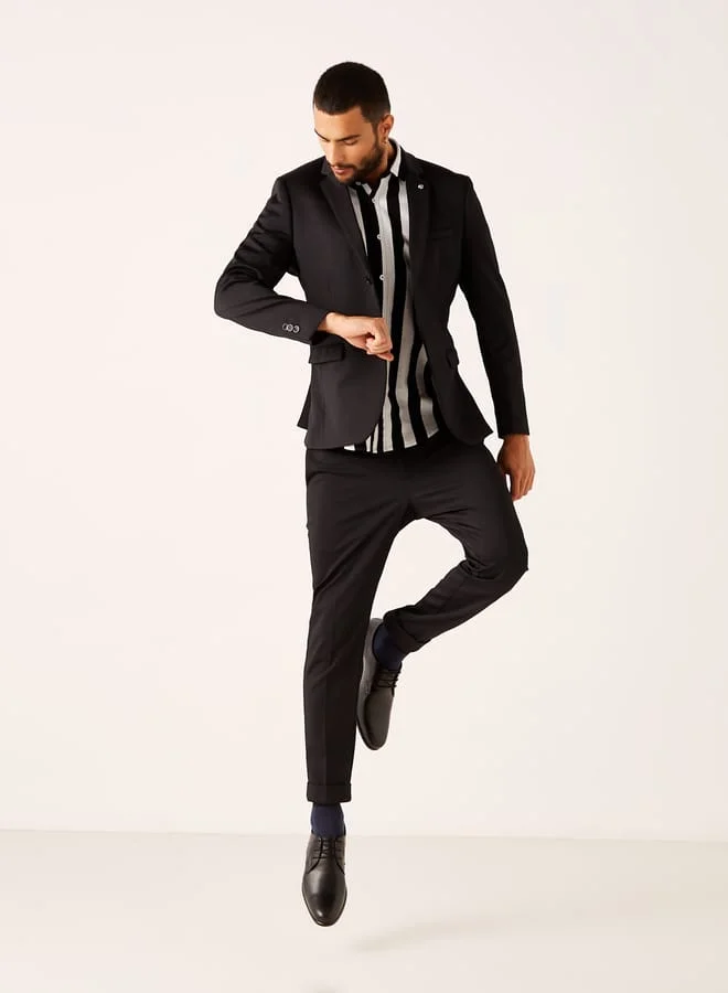 DUCHINI Mens Derby Shoes with Lace-Up Closure