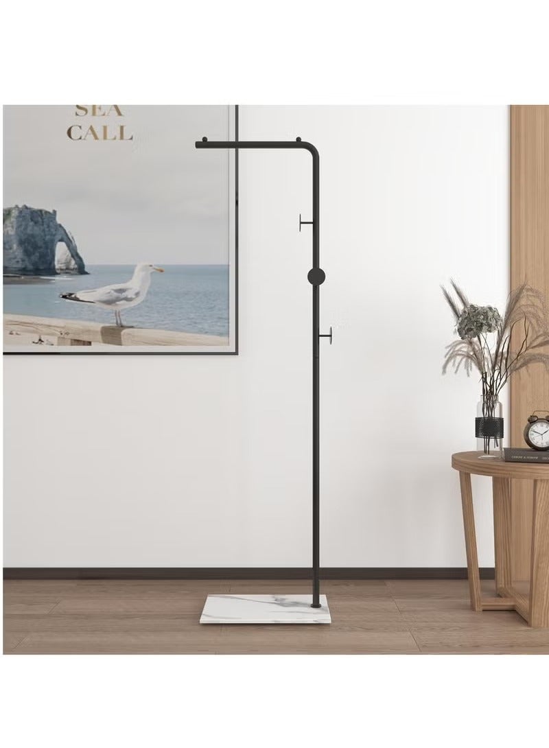 شو وو علاقة معاطف معدنية موفرة للمساحة - قاعدة من الأردواز المتين، أنيقة وعملية لغرفة النوم، غرفة المعيشة، المكتب وغرفة الطعام. تصميم عصري وسهل التنظيف. - Image 5