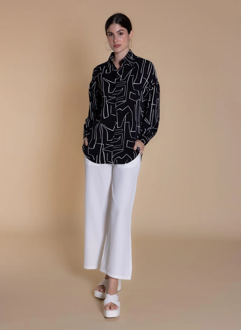 SHAPES COMFORT PRINTED SHIRT