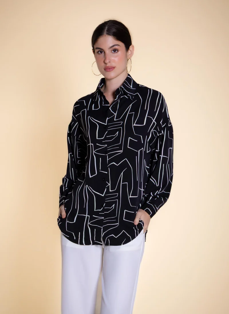 شايبس COMFORT PRINTED SHIRT