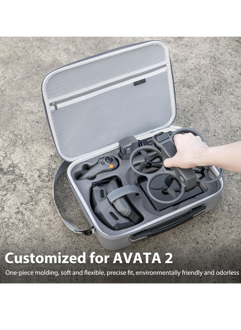 SYOSI - Avata 2 Carrying Case, Portable Travel Bag for DJI Avata 2 Fly More Combo with Goggles 3, Storage Bag for DJI Avata 2 Accessories and RC Motion 3 - Image 1