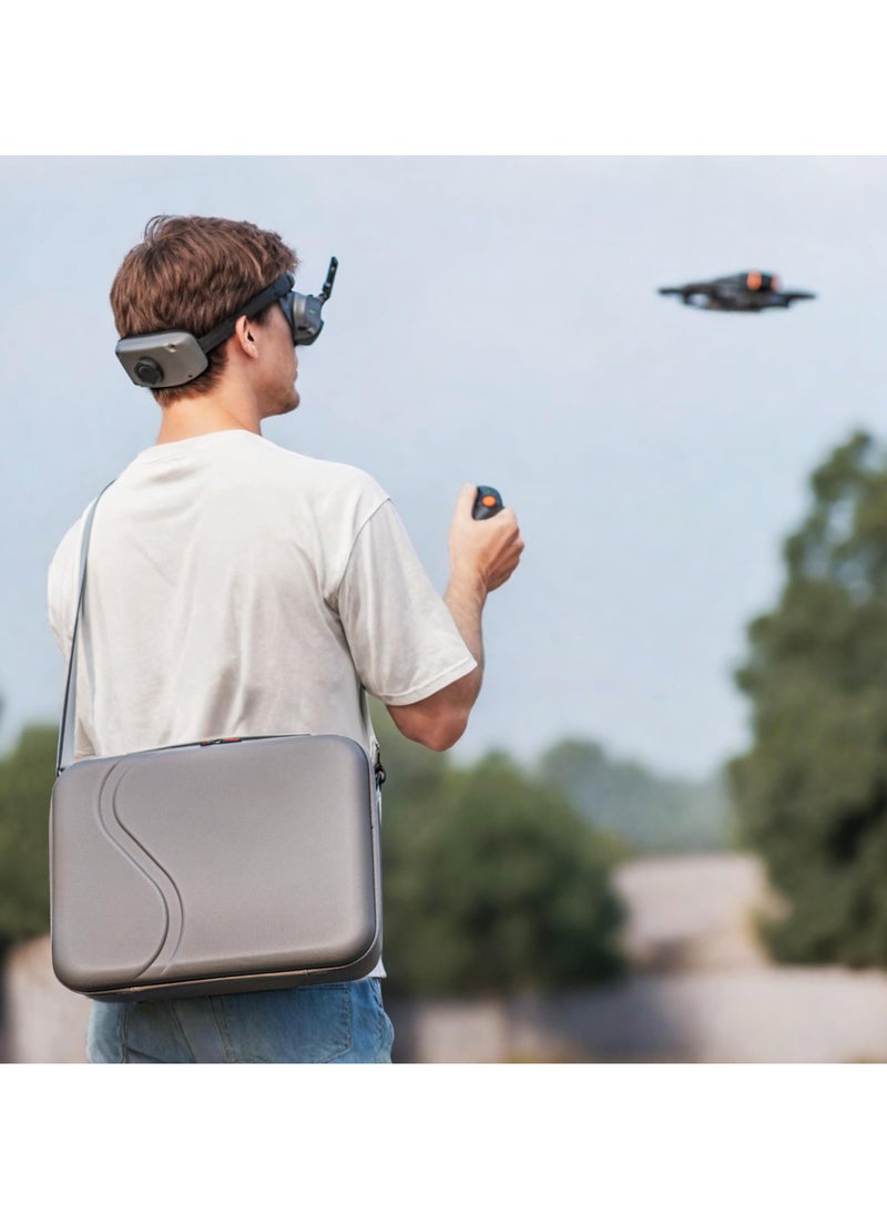 SYOSI - Avata 2 Carrying Case, Portable Travel Bag for DJI Avata 2 Fly More Combo with Goggles 3, Storage Bag for DJI Avata 2 Accessories and RC Motion 3 - Image 1