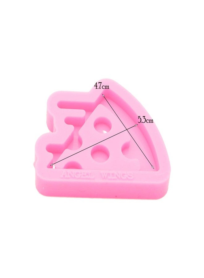 Angel Wings Super Glossy Pizza Shape Silicone Mold Epoxy Resin Casting Molds Craft DIY Jewelry Making Polymer Clay Mold Silicone Moulds - Image 2