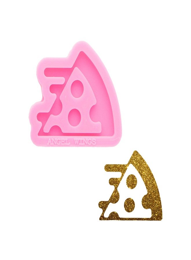 Angel Wings Super Glossy Pizza Shape Silicone Mold Epoxy Resin Casting Molds Craft DIY Jewelry Making Polymer Clay Mold Silicone Moulds - Image 1