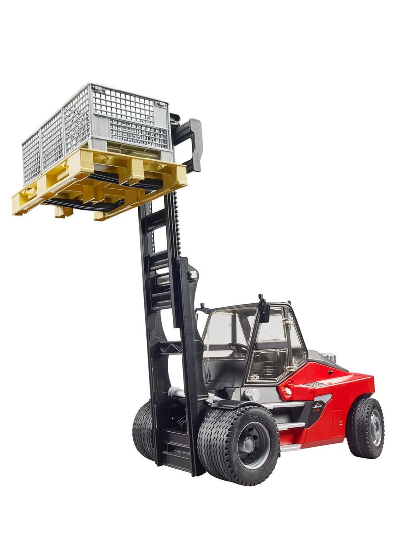 Bruder - Bruder Linde Forklift HD30 with Tow-Coupling and 2 Pallets - Image 1